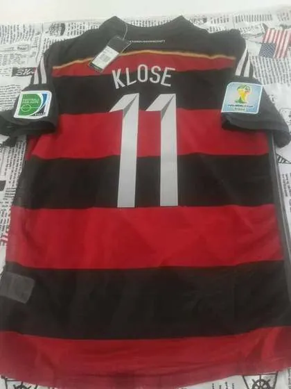Germany 2014 World Cup Away Jersey back - Klose 11