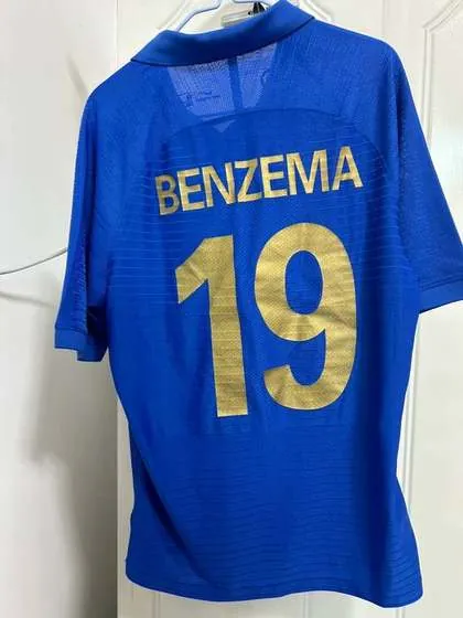 France 100th Anniversary Kit back with Benzema 19