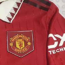 Manchester United crest close-up