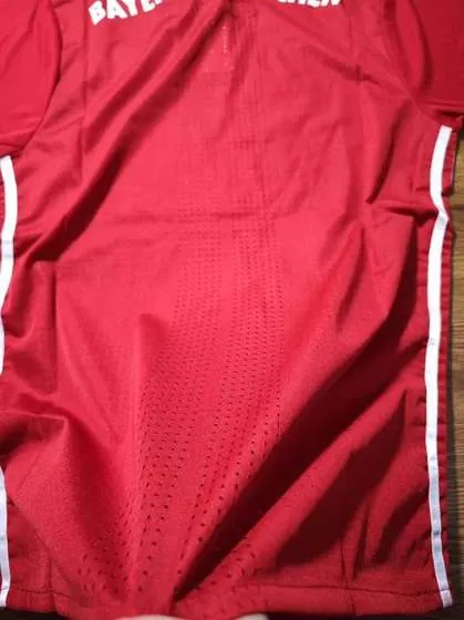 Bayern Munich jersey fabric detail