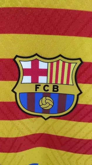 FC Barcelona crest close-up