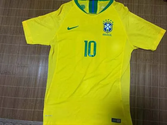 Brazil 2018 Home Jersey - Neymar Jr 10 full front