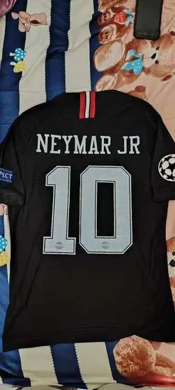 Paris Saint-Germain 2018-19 Jordan Third Kit back with Neymar Jr 10