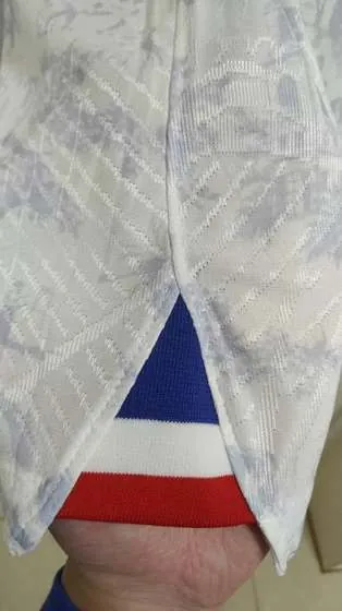 France 2022 World Cup Away Kit tricolor cuff detail