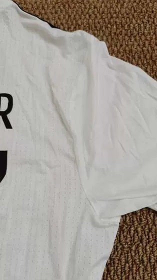Germany jersey shoulder and fabric detail