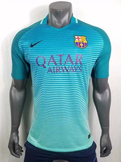 Barcelona 2016-17 Away Jersey full front on mannequin