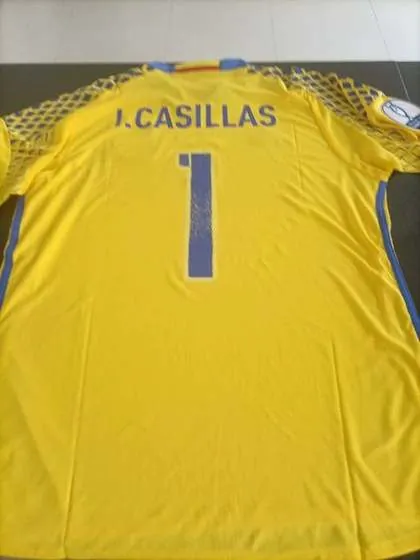 Spain 2016 Euro Away GK Kit back - Casillas 1