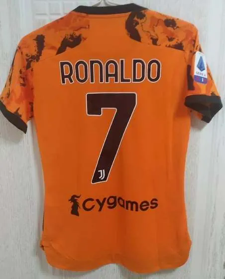 Juventus 2020-21 Third Kit back with Ronaldo 7