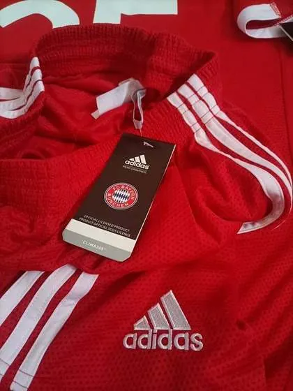 Bayern Munich shorts detail with tag